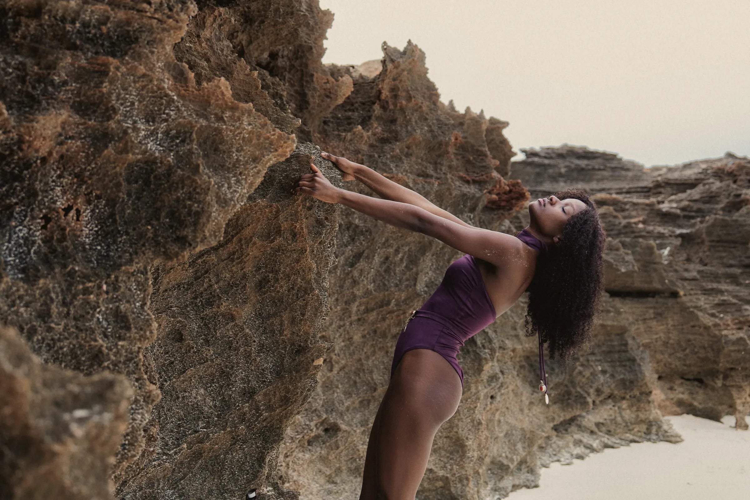 SOLKAI luxury Italian one-piece swimwear | editorial photograph 6759